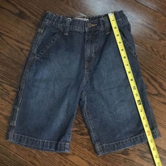 OLD NAVY Boys Denim Painter Jean Shorts Size 8 - Picture 4 of 8